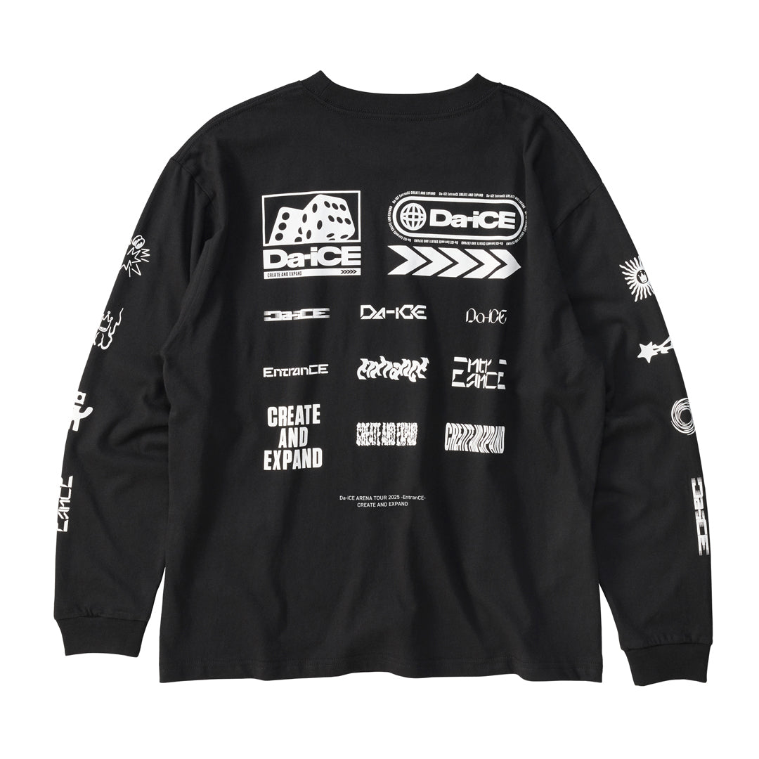 ロングスリーブTシャツ_BLACK