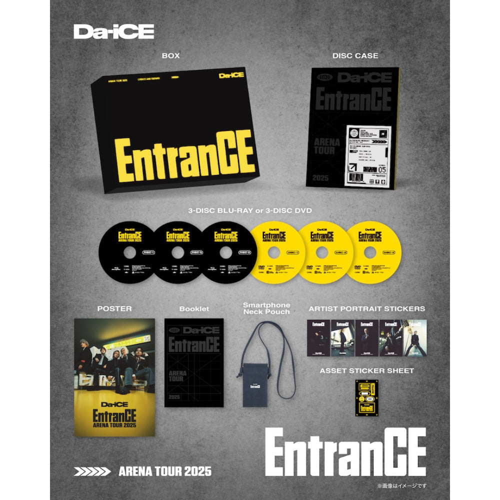 豪華盤(初回生産限定)】Da-iCE ARENA TOUR 2025 -EntranCE-（3Blu-ray