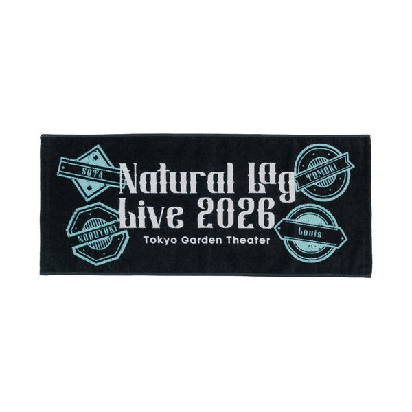 フェイスタオル_ブラック【Natural Lag Live 2026】 – Da-iCE OFFICIAL