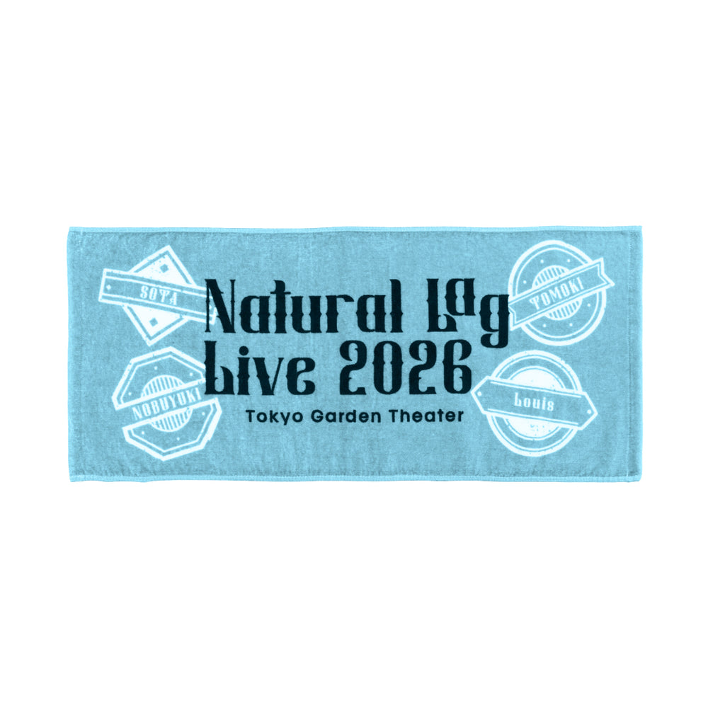 Natural Lag LIVE TOUR 2026 タオル 2種 フェイスタオル_ブルー【Natural Lag Live 2026】 – Da-iCE OFFICIAL SHOP