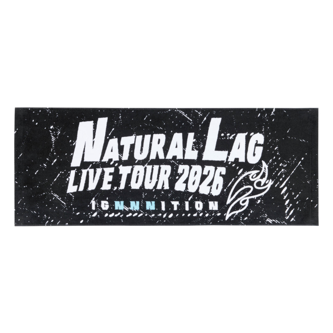 フェイスタオル_ブラック【Natural Lag Live Tour 2026】