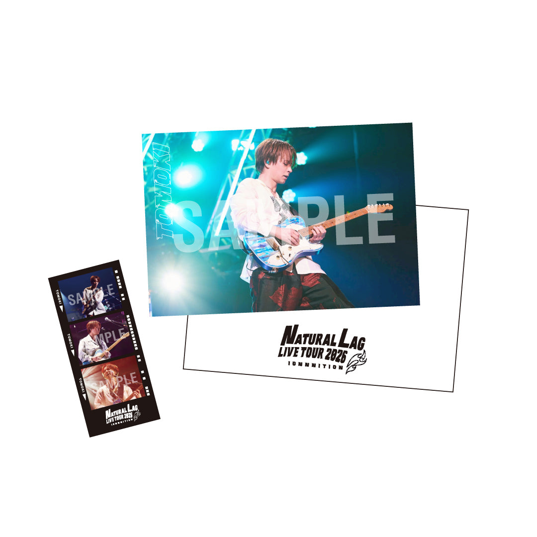 フォトグレイ風ステッカー&ポストカードセット_TOMOKI【Natural Lag Live Tour 2026】